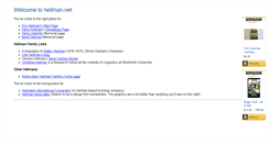 Desktop Screenshot of hellman.net